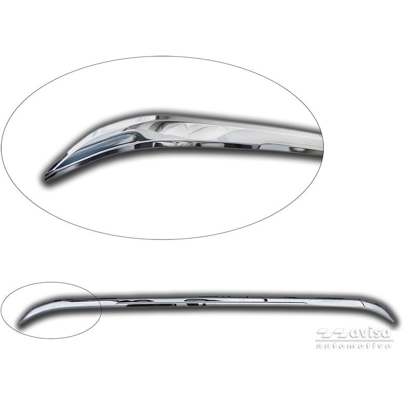 Avisa Chrome Stainless Steel Trunk Tailgate Trim Cover  Volkswagen ID.3 2019-2023 & Facelift 2023-