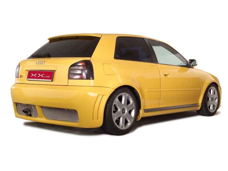 Rearbumper Audi S3 8L CSR XX-Line numberplateuitsparing