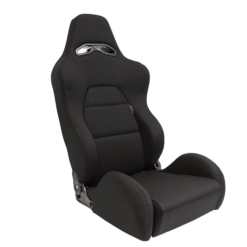 Sport seat 'Eco' - Black - Left-side reclinable back-rest - incl. slides