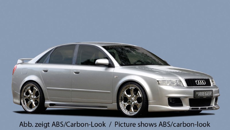 Sideskirts Audi A4 8E Rieger with uitsnede