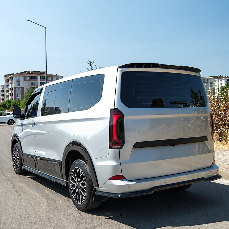 Oneway Set Wheel Arch Trims  Volkswagen Transporter T7 2024- (Short wheel base / Without sliding doors) - Gloss black