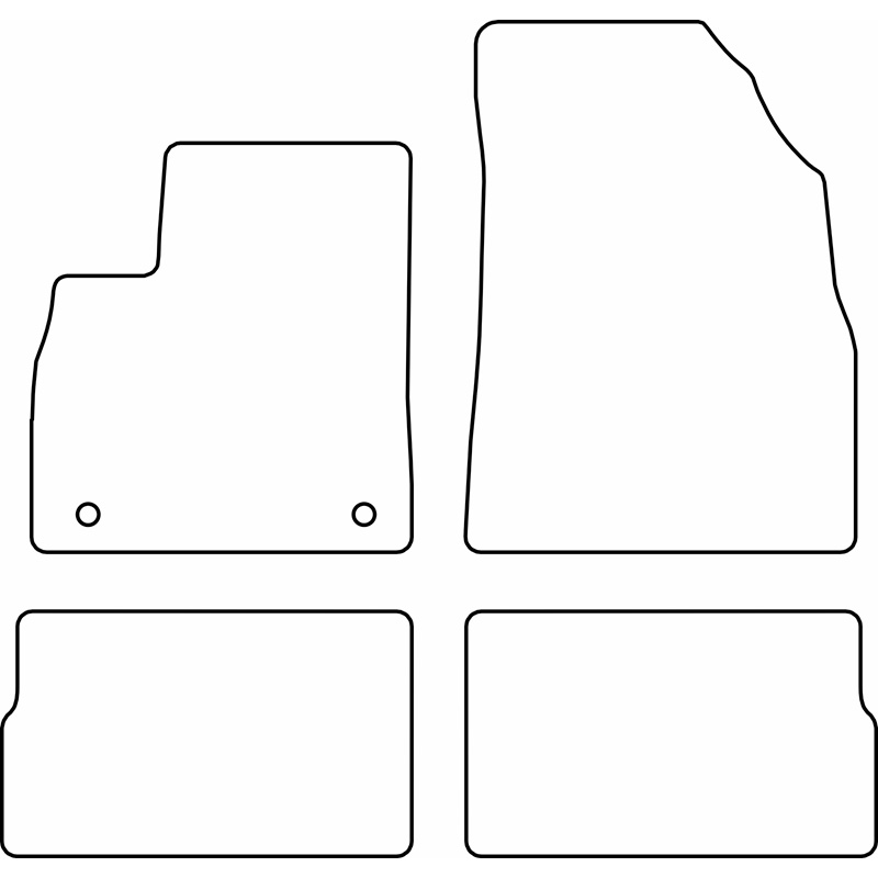 Set velour car mats  Jaecoo 5 2025-