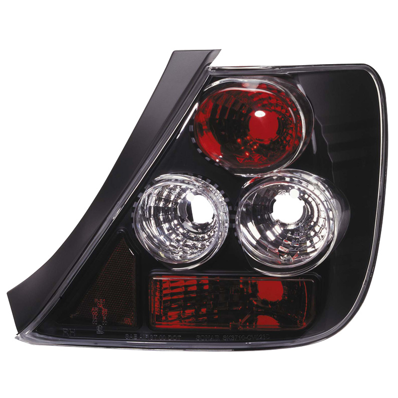Set Tail Lights  Honda Civic HB 3-doors 2001-2005 - JDM Black