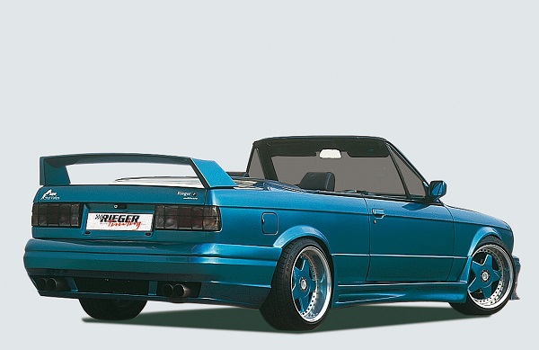 Rearbumper BMW E30 Poleyester Rieger
