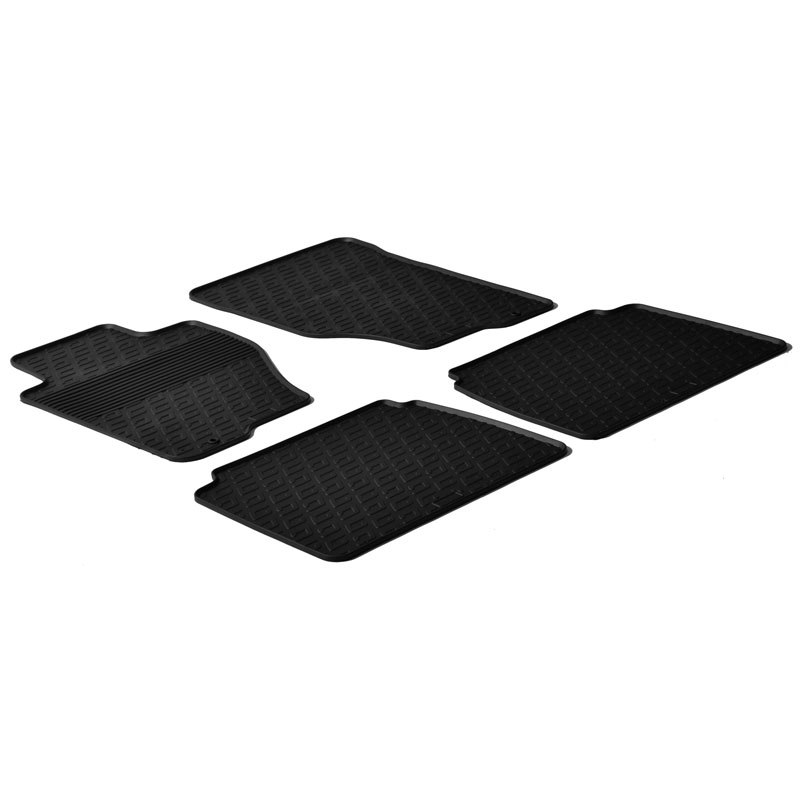 Rubber car mats set  Kia Sorento 2002-2009 (G profile 4-pieces)