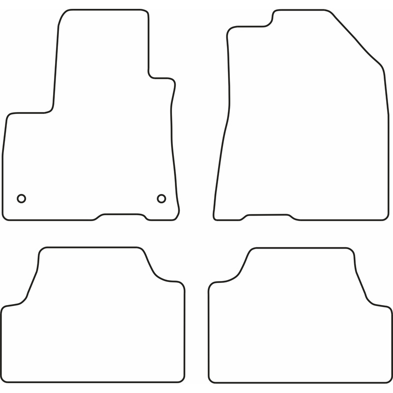 Set velour car mats  Kia E-Soul III 2019-